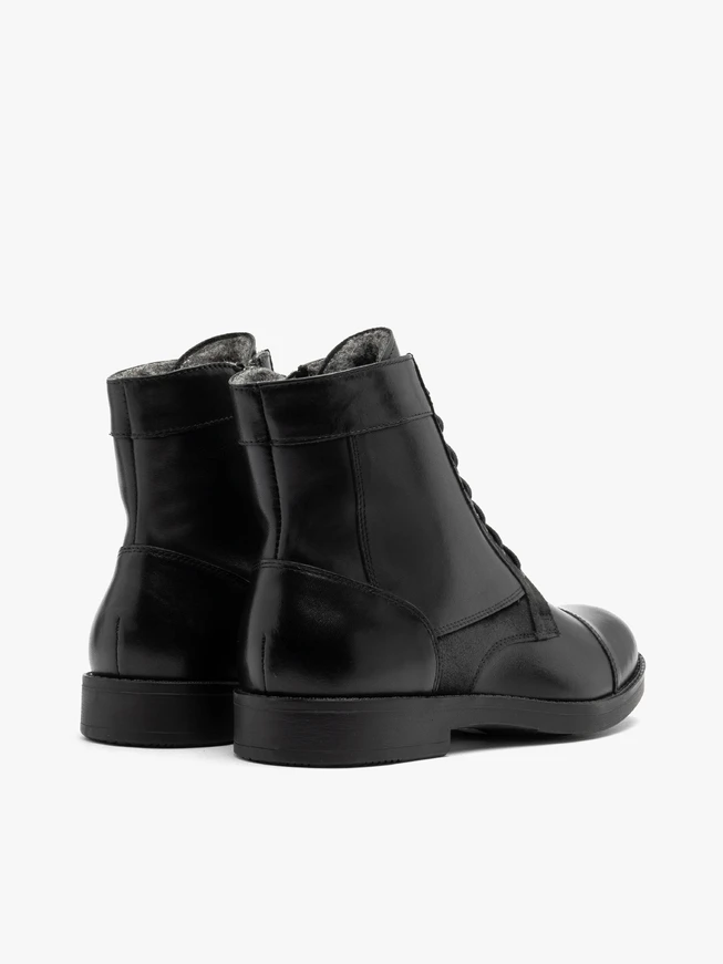Isolierte Stiefel im Freizeitstil aus Wolle