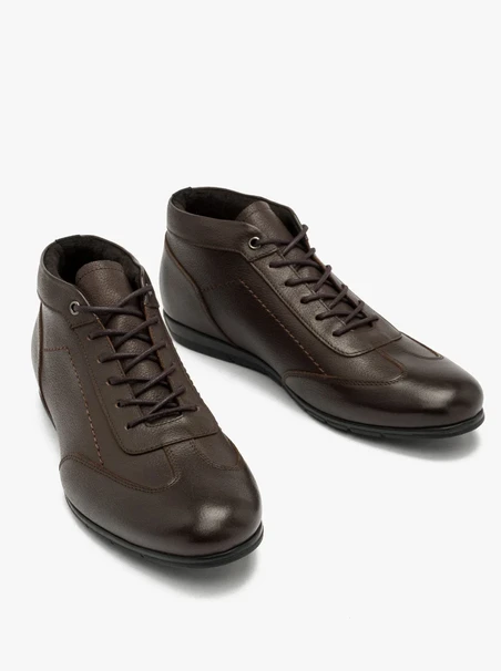 Brauner Herren Bootie