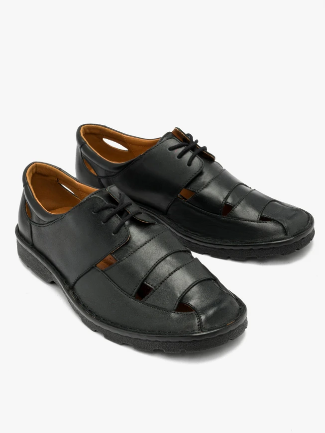 Black men’s shoes