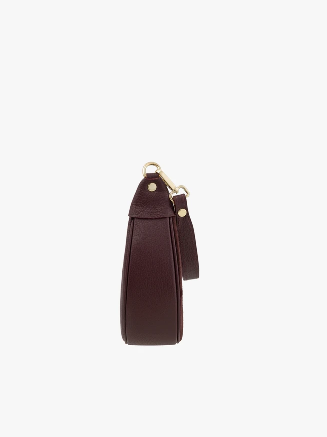 Kastanienbraune elegante Handtasche für Frauen