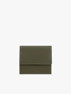 Brieftasche aus Leder, oliv