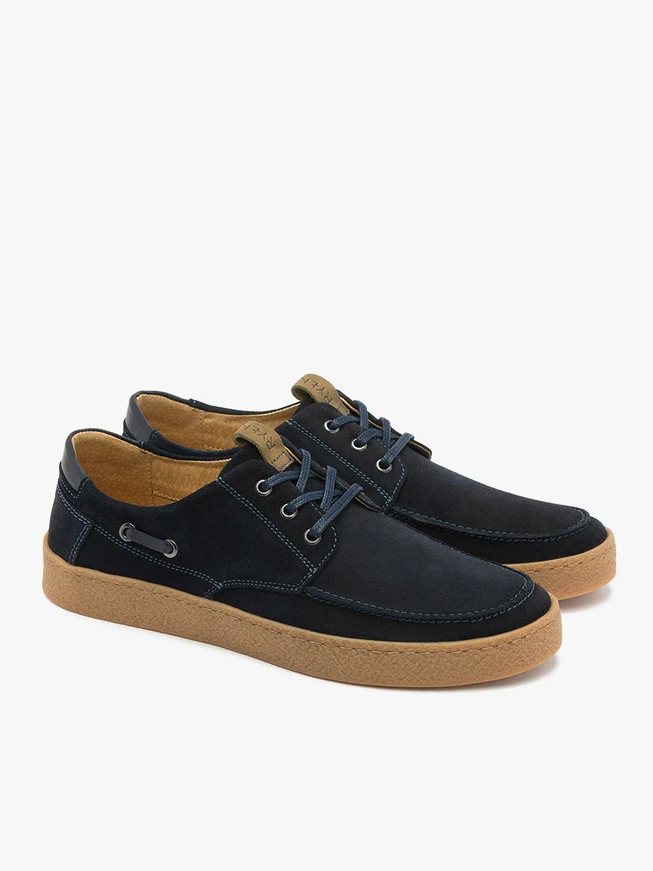 Marineblaue Halbschuhe für Männer