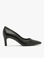 Black stiletto pumps
