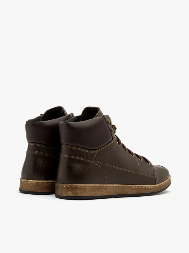 Dunkelbraune Herrenstiefel