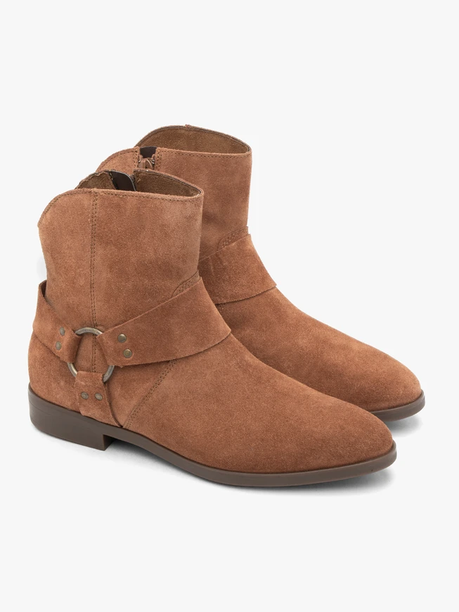 Rote Cowboy-Biker-Stiefel