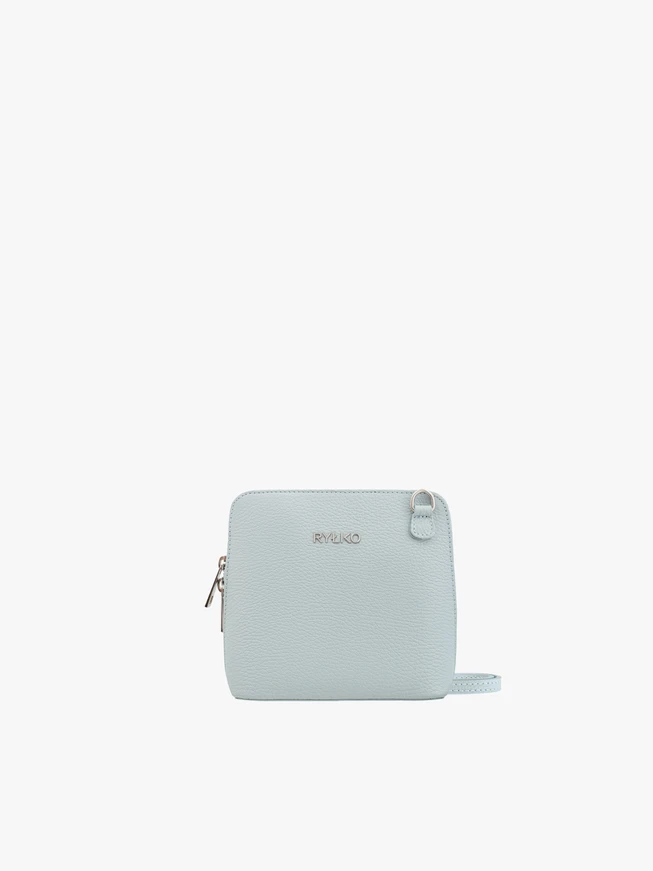Light blue small women’s handbag