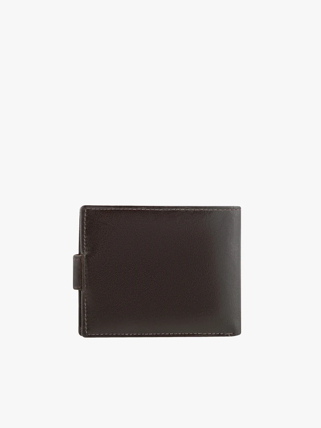 Portemonnaie aus braunem Leder