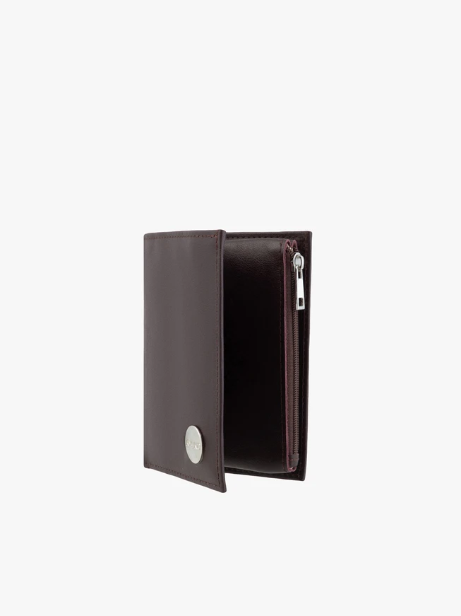 Burgundy women's wallet