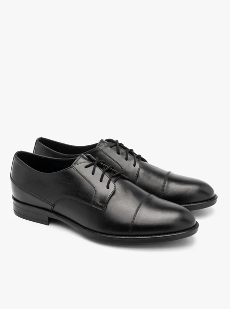 Schwarzer formeller Halbschuh für Männer