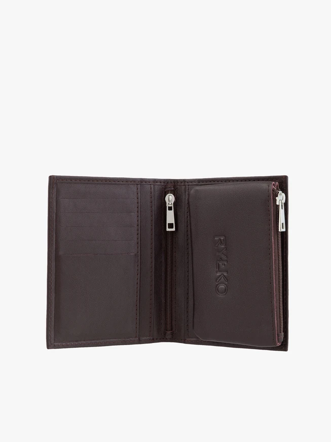 Burgundy women's wallet