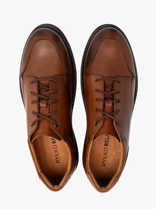 Braune Herrenhalbschuhe
