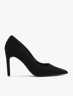 Black high-heel pumps