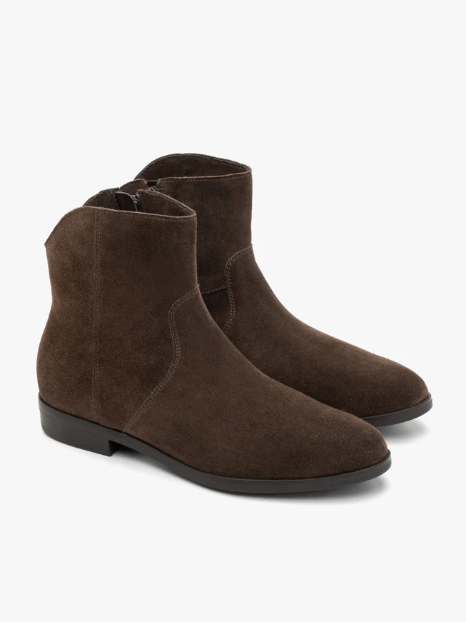 Braune kurze Cowboystiefel