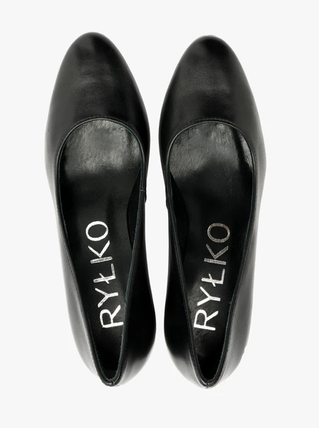 Schwarze Stiletto-Pumps