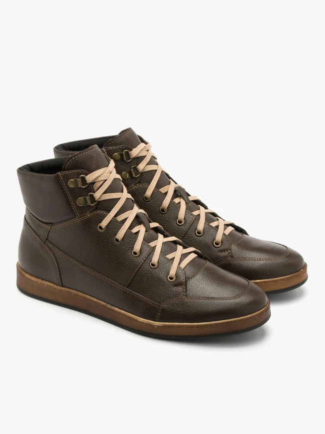 Dunkelbraune Herrenstiefel