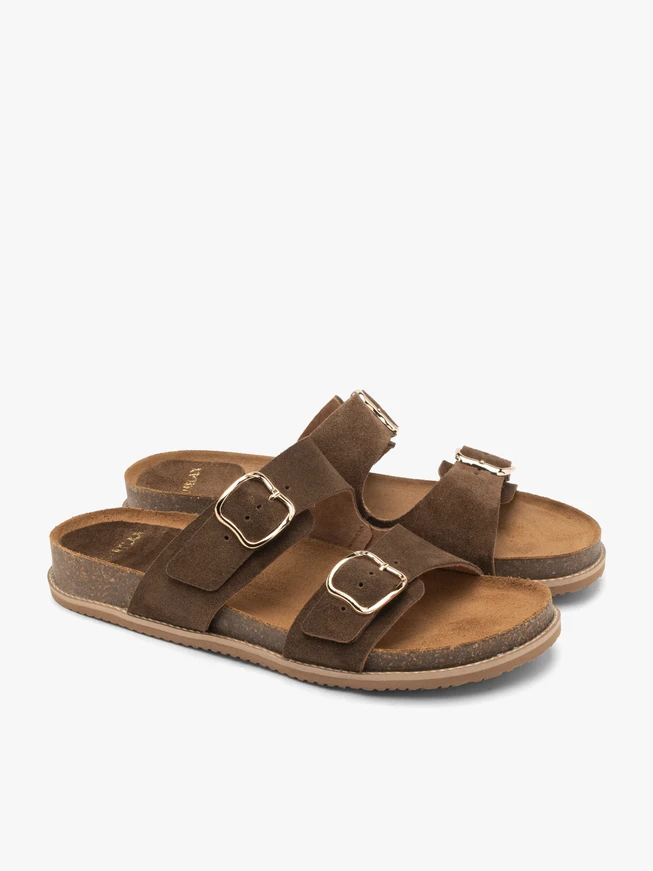 Braune Damen-Flip-Flops