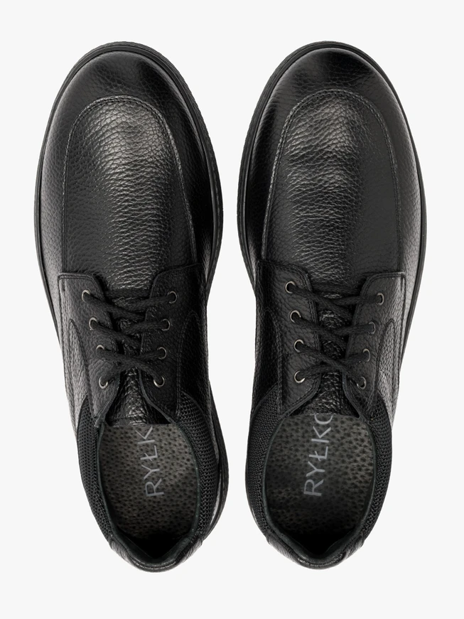 Men's black half shoe