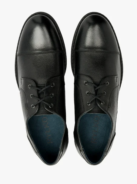 Schwarze Halbschuhe für Männer