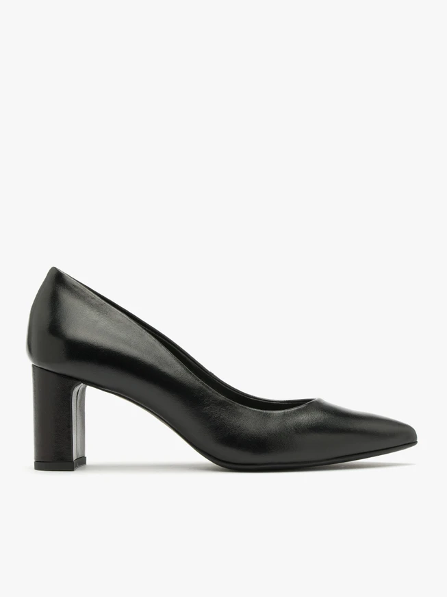 Schwarze Stiletto-Pumps
