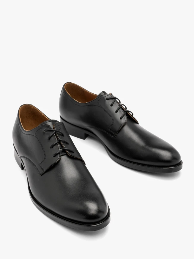Men's black half shoes