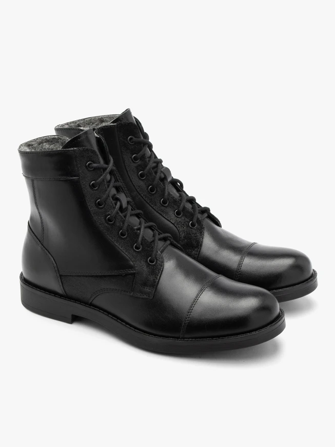 Isolierte Stiefel im Freizeitstil aus Wolle