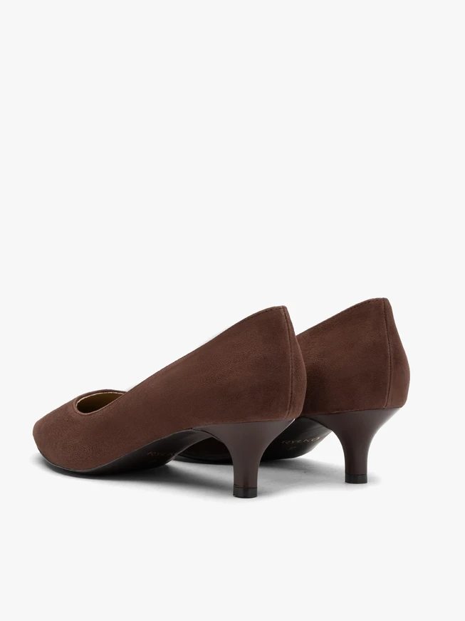 Damen Schokolade Entenschwanz Pumps