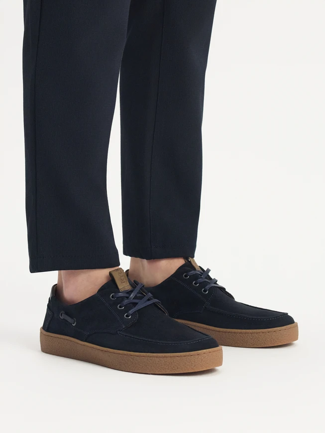 Marineblaue Halbschuhe für Männer