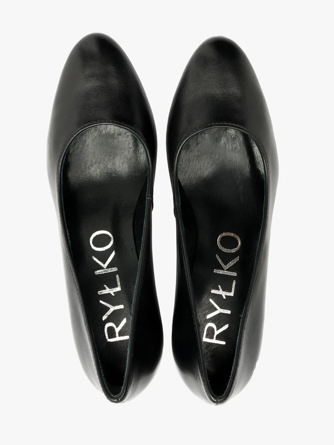Schwarze Stiletto-Pumps