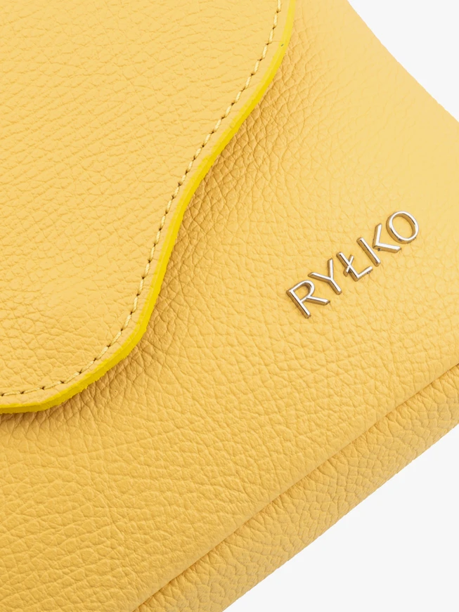 Gelbe kleine Handtasche für Frauen