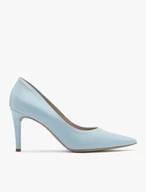 Blue stiletto pumps
