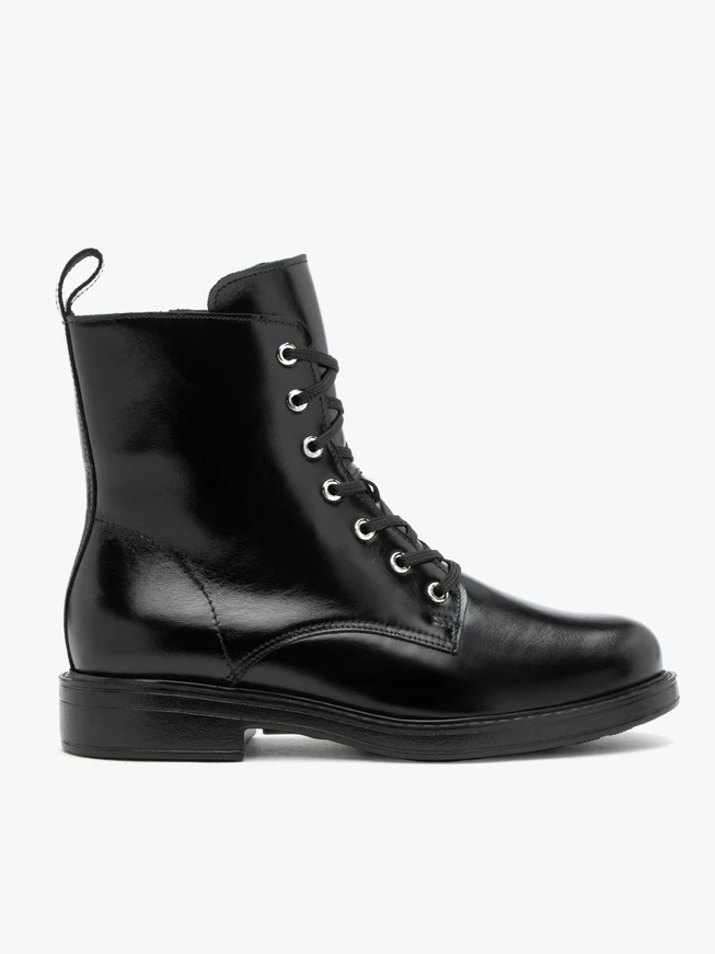 Black Women's Boots 3 cm RKO, Fleece Lined