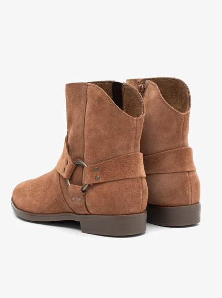 Rote Cowboy-Biker-Stiefel