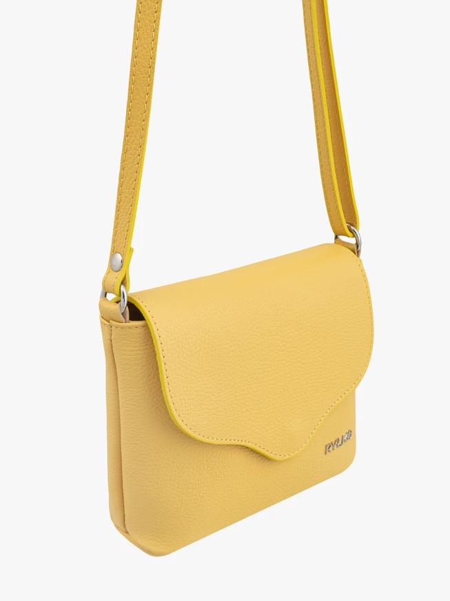 Gelbe kleine Handtasche für Frauen