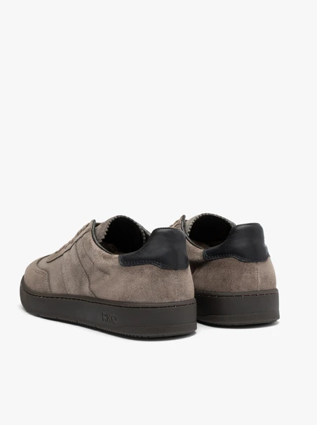 Dunkelgraue Herren Sporthalbschuhe