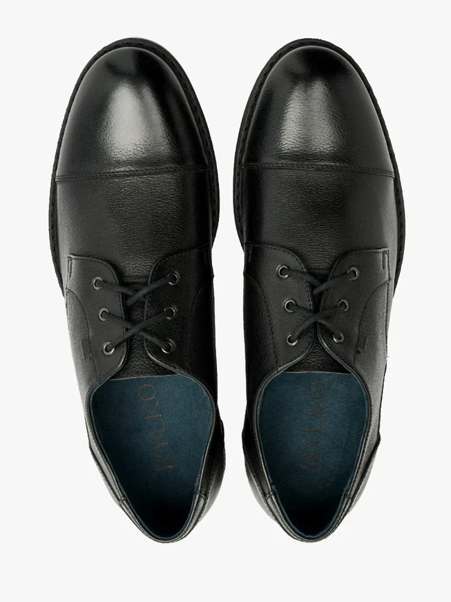 Schwarze Halbschuhe für Männer
