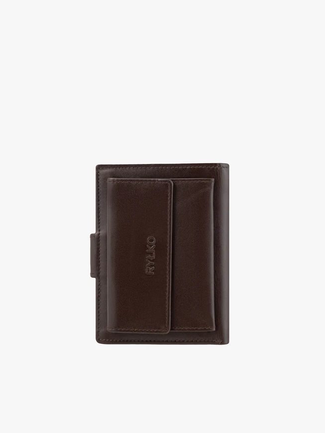 Brown leather men’s wallet