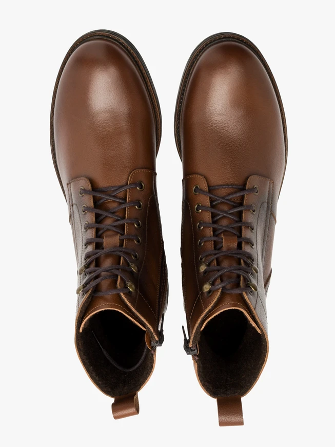 Dunkelbraune Herrenstiefel