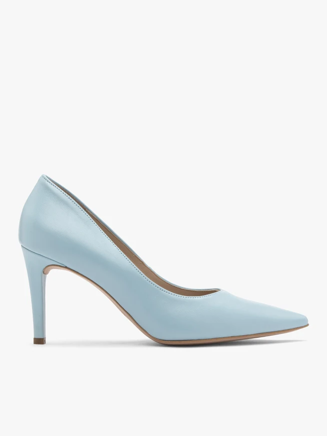 Blaue Stiletto-Pumps
