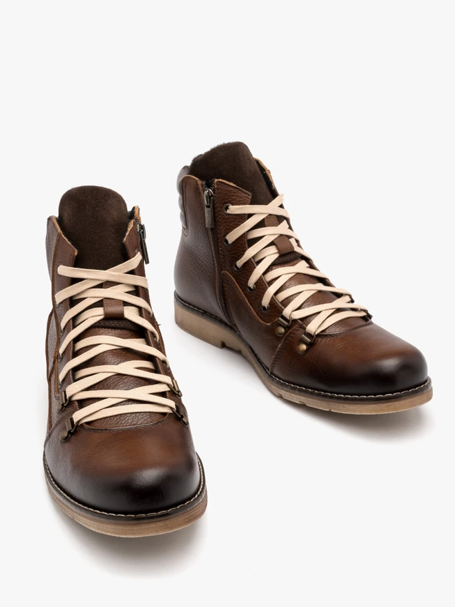 Herren-Kombistiefel aus Leder