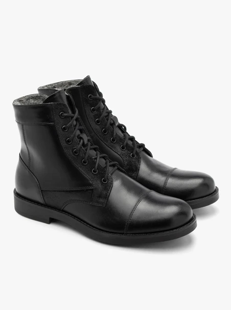 Isolierte Stiefel im Freizeitstil aus Wolle