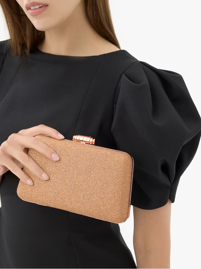 Champagner-Clutch-Tasche
