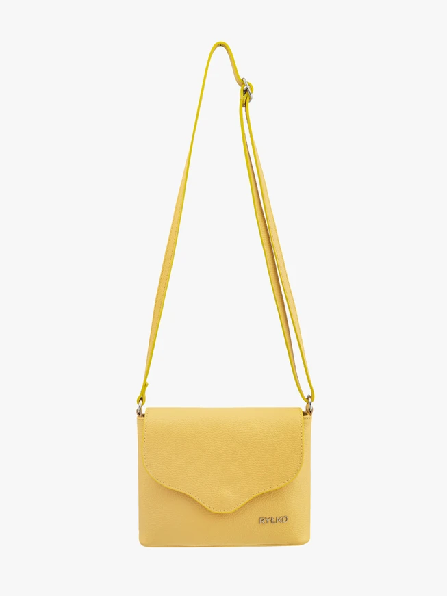 Gelbe kleine Handtasche für Frauen
