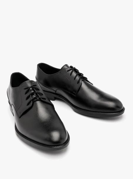 Schwarzer Halbschuh für Männer
