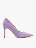 Fliederfarbene hohe Stiletto-Pumps