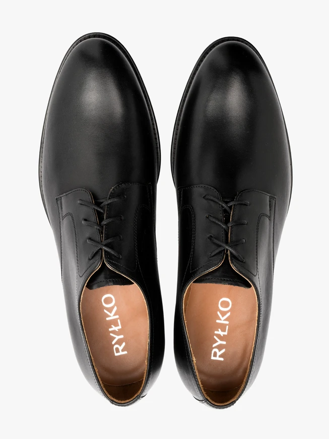 Men's black half shoes