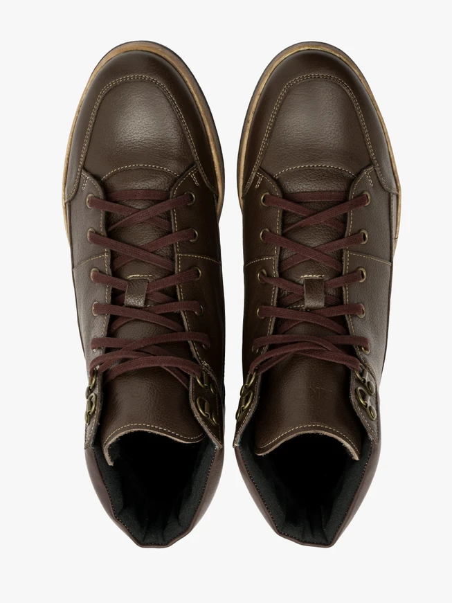 Dunkelbraune Herrenstiefel