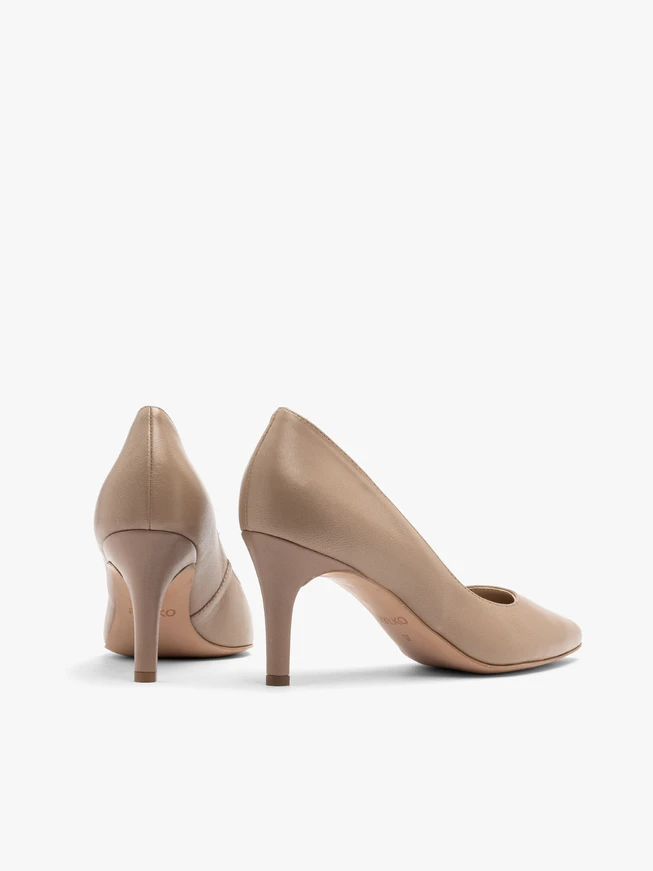 Classic beige stiletto pumps
