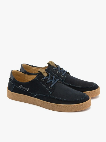 Marineblaue Halbschuhe für Männer