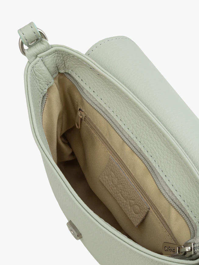 Kleine mintfarbene Handtasche für Frauen