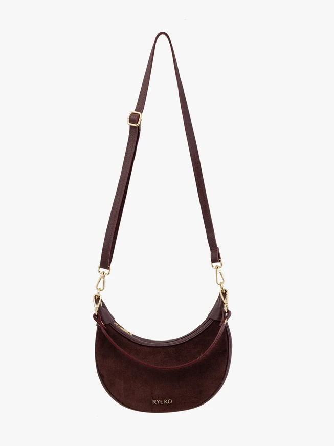 Kastanienbraune elegante Handtasche für Frauen
